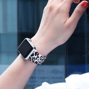 Leopard watch band
